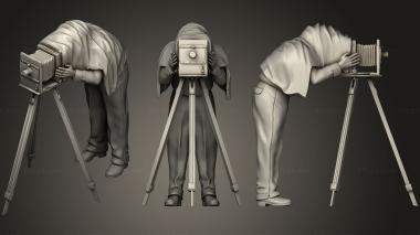 Figurines of people photographers2 3d model